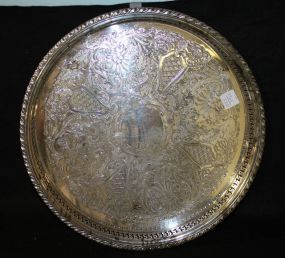 Three Plated Round Tray