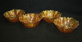 Set of Four Merigold Carnival Bowls