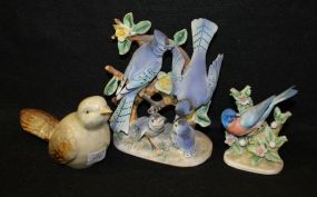 Group of Bird Figurines