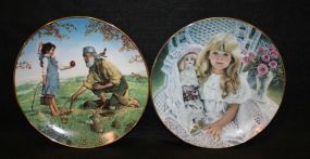 Two W.L. George Limited Edition Knowles Plates