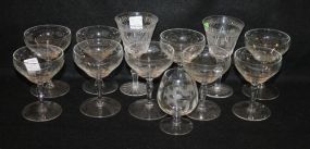 Twelve Various Glasses