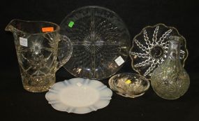 Group of Glass Items