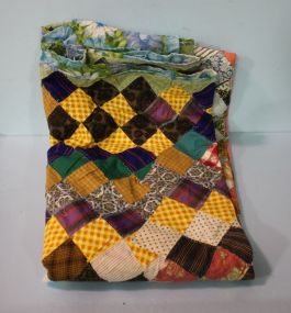 Standard Size Patchwork Quilt