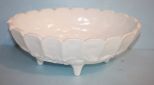 White Glass Fruit Bowl