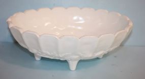 White Glass Fruit Bowl