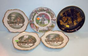 Six Decorative Plates