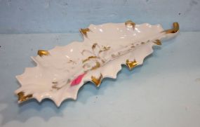 Paris Porcelain Leaf Tray