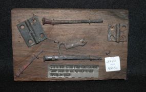 Mounted Civil War Items from Confederate Ship Sunk in the Quiver River