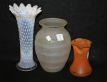 Three Glass Vases