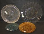 Four Glass Trays