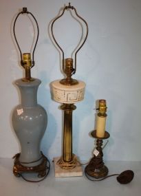 Three Vintage Lamps