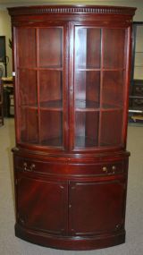 20th Century Mahogany Corner Cabinet