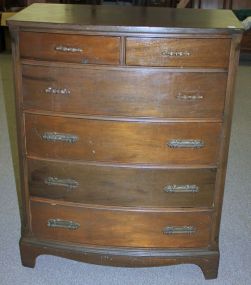Vintage Six Drawer Chest