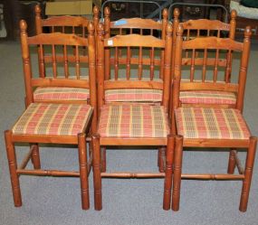 Set of Six Country Style Side Chairs