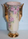 Hand Painted Vase signed Vogel, dated 1954