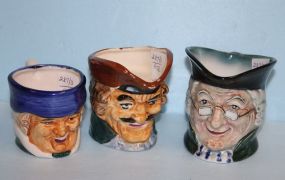 Three Made in Japan head Mugs