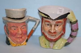 Pirate Character Mug and Mr. John Bull Mug