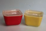 Two Pyrex Cups
