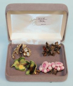 Four Pair of Vintage Earrings