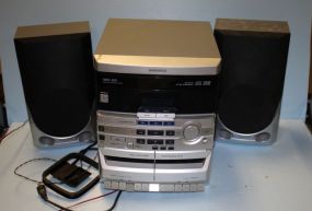 Magnavox MAS 100 Mini HiFi Stereo System 3CD