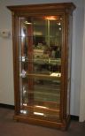 Oak Contemporary Display Cabinet