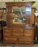 Contemporary Dresser in Two Pieces