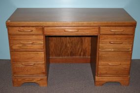 Contemporary Desk with Center Drawer