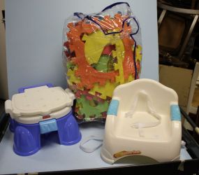 Fisher Price Potty Chair, Booster Seat and Children's Numbers