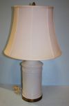 White Round Porcelain Lamp