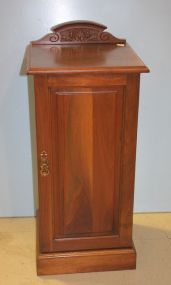Contemporary Walnut Victorian Style Bedside Cabinet