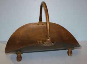 Brass Wood Holder or Magazine Holder