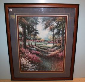 Large Print of Gold Course, signed Murphy