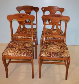 Four Vintage Empire Style Side Chairs