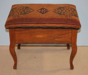 Vintage Oak Footstool