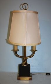 Brass Dolphin Lamp