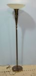 Brass Touchier Floor Lamp