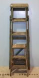 Two Wooden Step Ladders