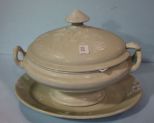 Large Ironstone Tureen marked W.E. Corn, Burslem