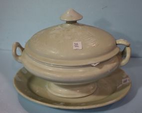 Large Ironstone Tureen marked W.E. Corn, Burslem