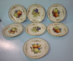 Set of Seven Winterling Bavarian Plates