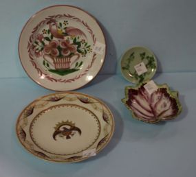 Four Hand painted Porcelain Pieces