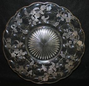 Vintage Silver Overlay Tray