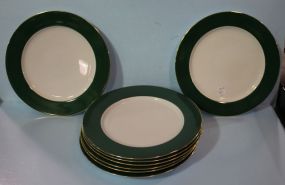 Set of Eight Zrike Porcelain Plates