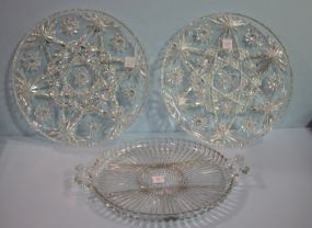 Three Glass Trays