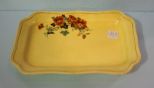 Vintage Yellow Ceramic Tray