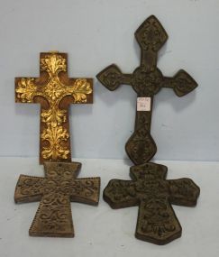 Four Resin Crosses