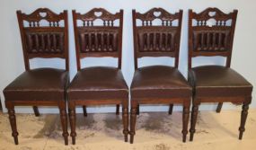 Set of Four English Pub Chairs