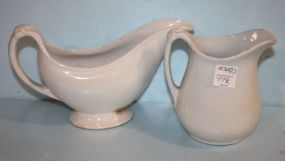 Two English Stoneware Pieces