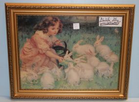 Girl w/Rabbit Picture