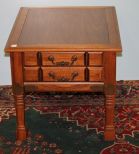 Oak End Table